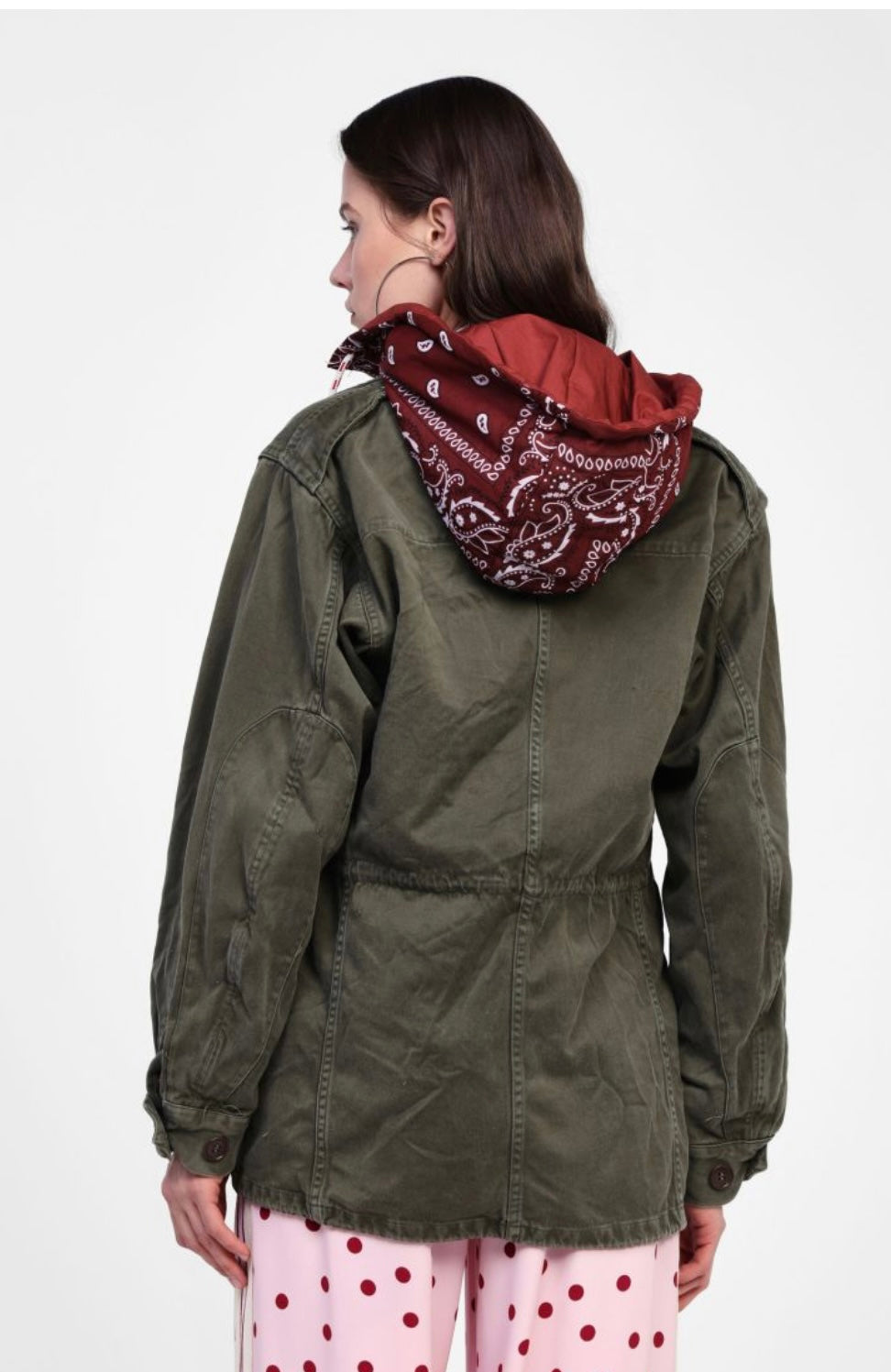 Parka con cappuccio e tasche