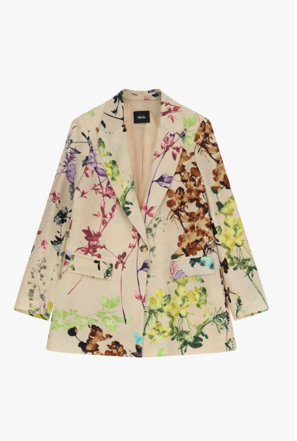 Blazer con stampa floreale