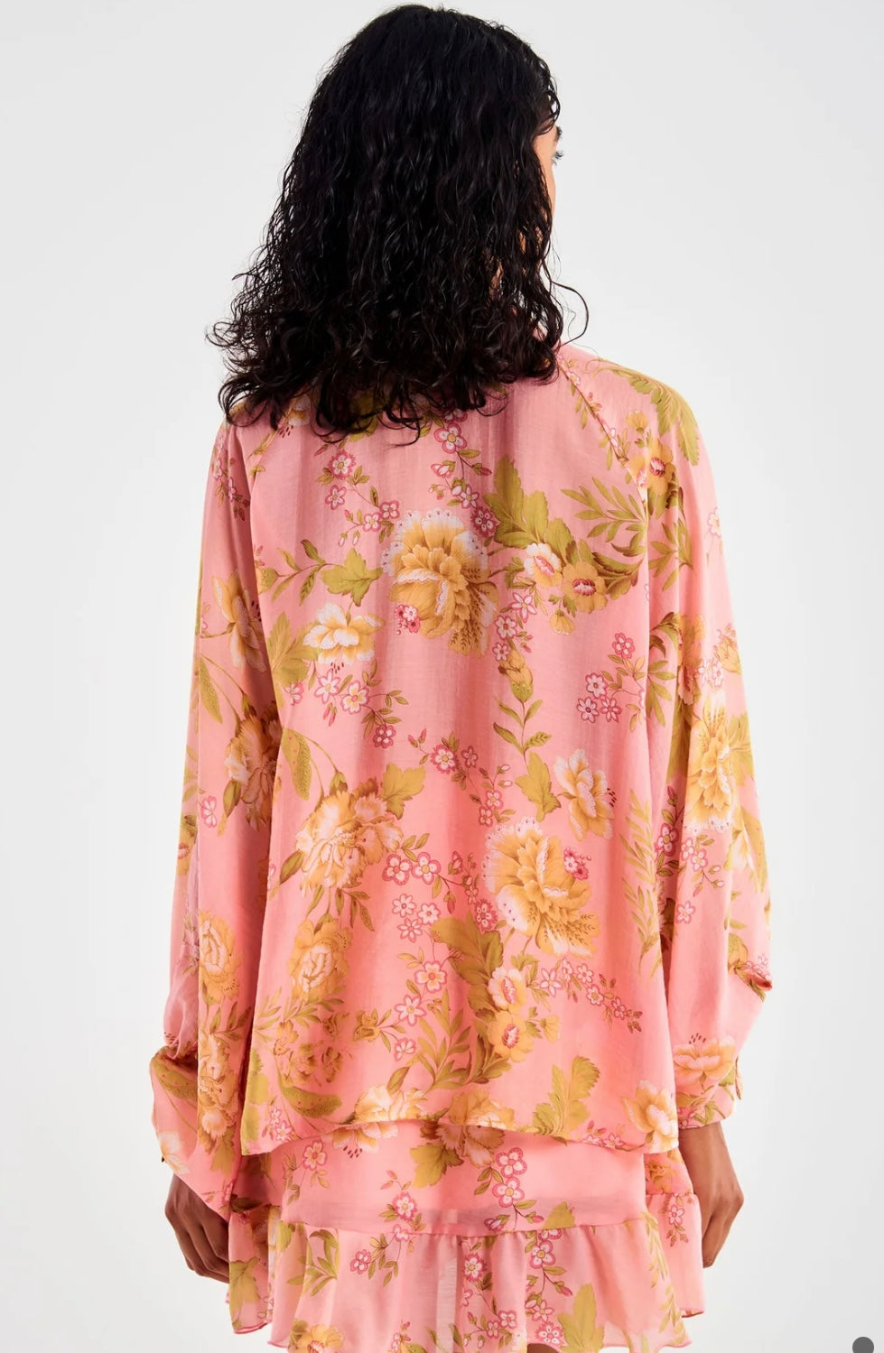 Camicia in Voile in Fantasia a Fiori