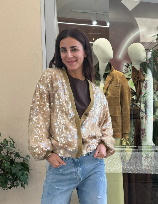 Bomber con paillettes