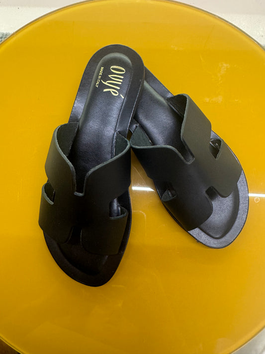 Sandali slipper nero