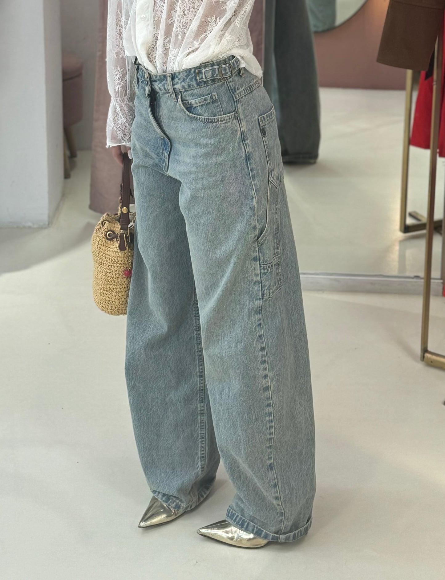 Jeans modello barrel