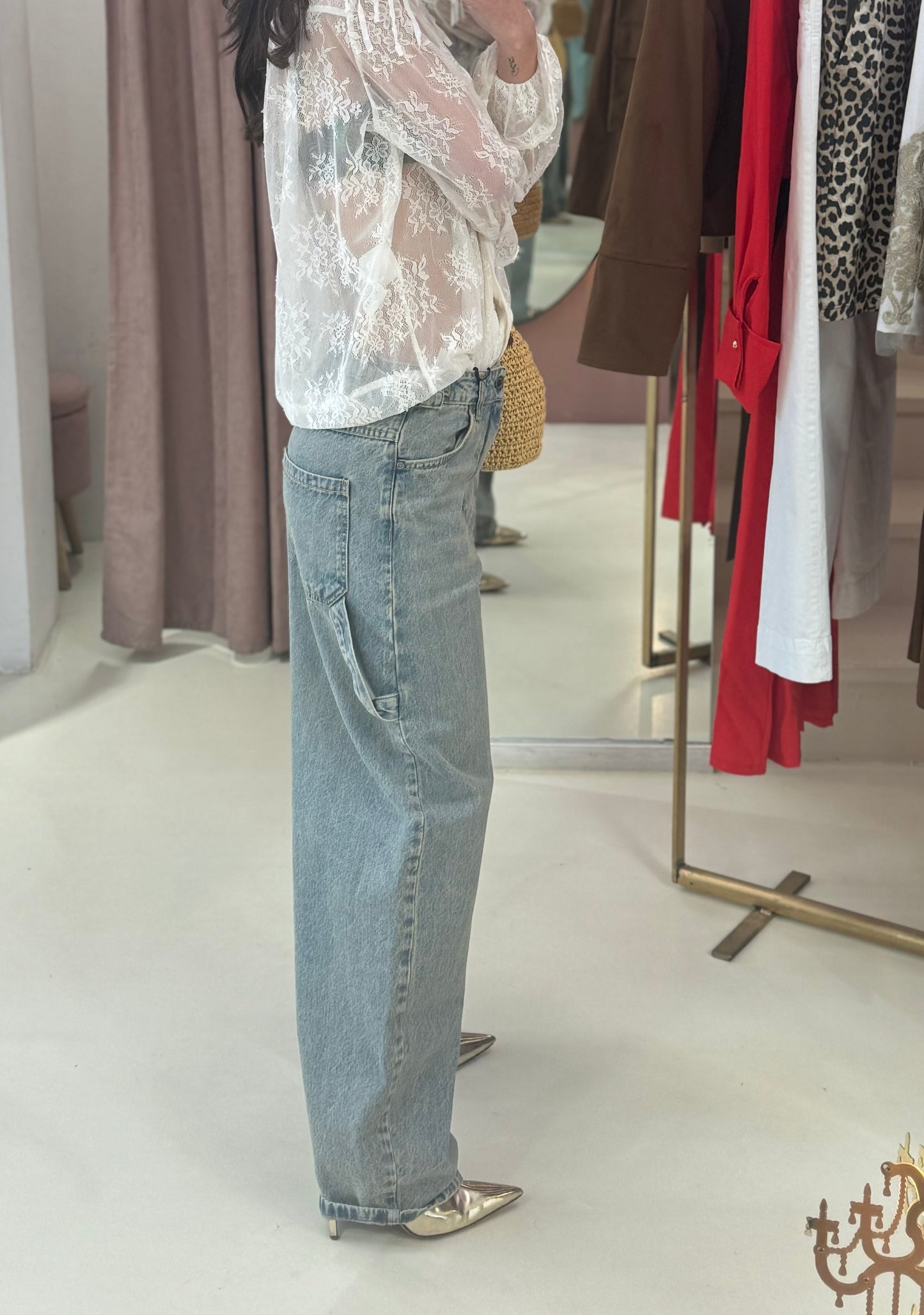 Jeans modello barrel